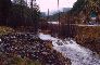 High Water flowing over dam