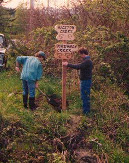 Sign at Luxton and Lippincott